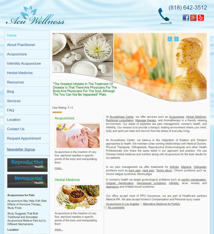 Acupuncture for headache Profile Photos of Acuwellness Center 16260 Ventura Blvd - Photo 2 of 4