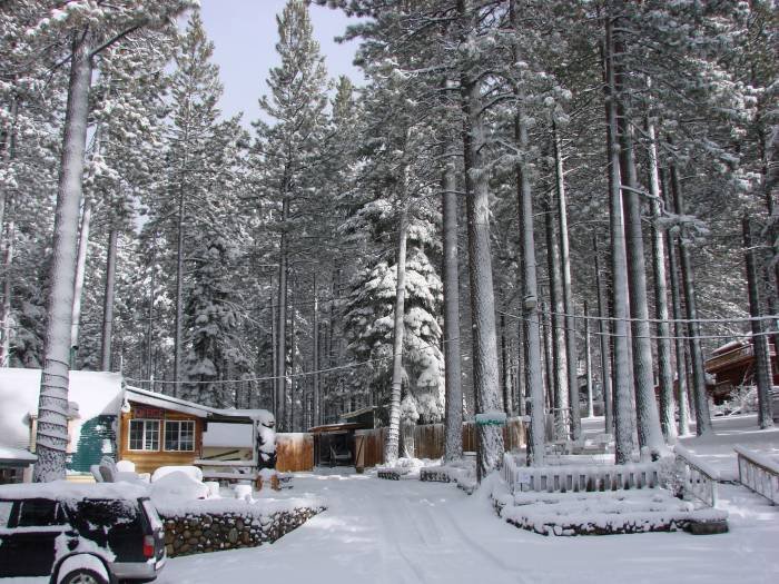 View of the Lodge in winter                                Profile Photos of Heavenly Valley Lodge Bed & Breakfast 1261 Ski Run Blvd - Photo 2 of 12