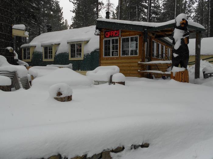 Snow-covered Fire Pit           Profile Photos of Heavenly Valley Lodge Bed & Breakfast 1261 Ski Run Blvd - Photo 4 of 12