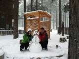 Building a snowman in our open area Heavenly Valley Lodge Bed & Breakfast 1261 Ski Run Blvd 