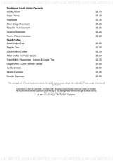 Menus & Prices, Cochin Indian Restaurant East Finchley, East Finchley
