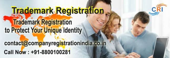 <br />
<br />
<br />
Trademark Registration to protect your unique identity<br />
http://www.companyregistrationindia.co.in/trademark-registration/<br />
<br />
Trademark represents your company as unique identity. Under trademark act 199, trademark registration process require vario CRI of Company Registration India S-191 C, 3rd floor,Manak Complex,School Block, Shakarpur - Photo 44 of 108 <br />
<br />
<br />
Trademark Registration to protect your unique identity<br />
http://www.companyregistrationindia.co.in/trademark-registration/<br />
<br />
Trademark represents your company as unique identity. Under trademark act 199, trademark registration process require vario CRI of Company Registration India S-191 C, 3rd floor,Manak Complex,School Block, Shakarpur - Photo 44 of 108