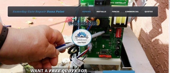  New Album of Sameday Electric Gate Repair Dana Point 34145 Pacific Coast Highway - Photo 1 of 1