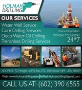 HOLMAN DRILLING | Water wells drilling in Glenwood, Glenwood