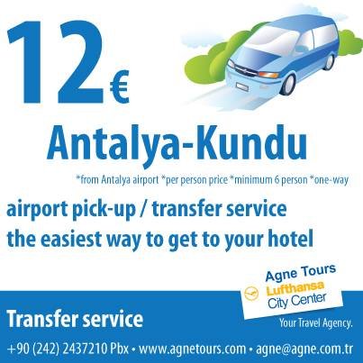  Pricelists of Agne Tours Lufthansa City Center Tahil Pazari mah. Adnan Menderes Bulvari. Beyaz Saray apt. No:27/2 Antalya, TR 07040 TÃ¼rkiye - Photo 21 of 39