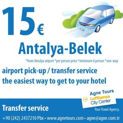 Pricelists of Agne Tours Lufthansa City Center Tahil Pazari mah. Adnan Menderes Bulvari. Beyaz Saray apt. No:27/2 Antalya, TR 07040 TÃ¼rkiye - Photo 33 of 39