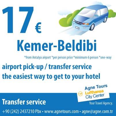  Pricelists of Agne Tours Lufthansa City Center Tahil Pazari mah. Adnan Menderes Bulvari. Beyaz Saray apt. No:27/2 Antalya, TR 07040 TÃ¼rkiye - Photo 34 of 39