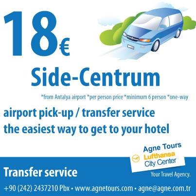  Pricelists of Agne Tours Lufthansa City Center Tahil Pazari mah. Adnan Menderes Bulvari. Beyaz Saray apt. No:27/2 Antalya, TR 07040 TÃ¼rkiye - Photo 37 of 39