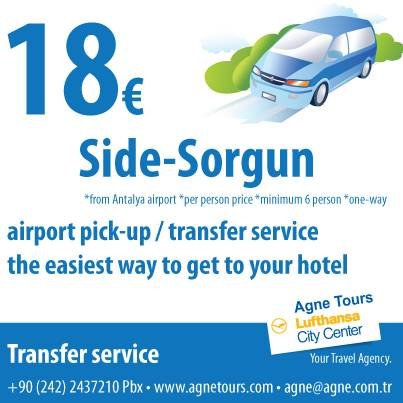  Pricelists of Agne Tours Lufthansa City Center Tahil Pazari mah. Adnan Menderes Bulvari. Beyaz Saray apt. No:27/2 Antalya, TR 07040 TÃ¼rkiye - Photo 38 of 39