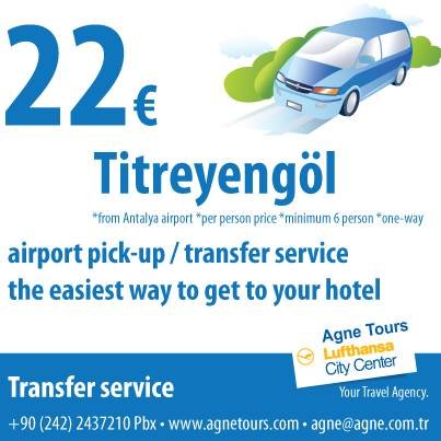  Pricelists of Agne Tours Lufthansa City Center Tahil Pazari mah. Adnan Menderes Bulvari. Beyaz Saray apt. No:27/2 Antalya, TR 07040 TÃ¼rkiye - Photo 11 of 39