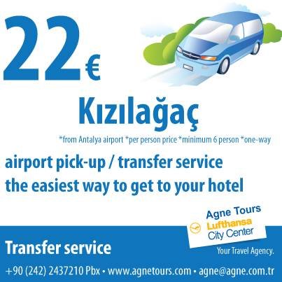  Pricelists of Agne Tours Lufthansa City Center Tahil Pazari mah. Adnan Menderes Bulvari. Beyaz Saray apt. No:27/2 Antalya, TR 07040 TÃ¼rkiye - Photo 2 of 39