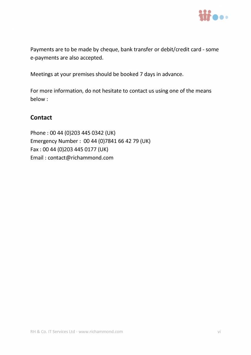  Pricelists of RH & Co. IT Services Ltd Hardwick House - Photo 6 of 6