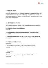 Menus & Prices, RH & Co. IT Services Ltd, Bromley