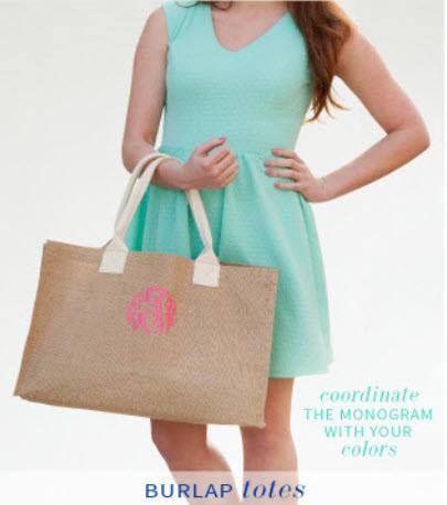  Monogrammed Tote BagsÂ  of Stitchin Chicks Embroidery 5930 Bent Trail - Photo 2 of 5