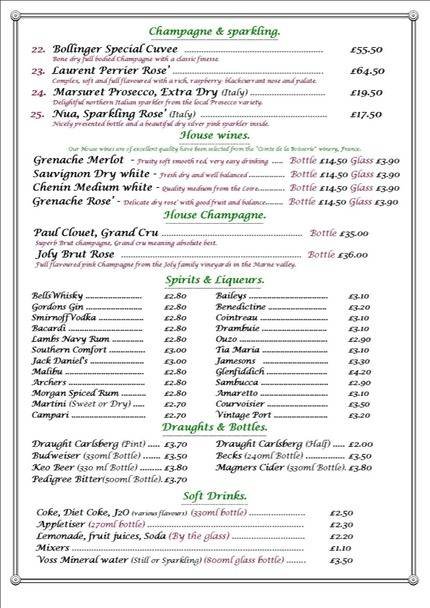  Pricelists of Bellapais Steak House and Greek Restaurant 7 Centurian House, St. John St, - Photo 1 of 6