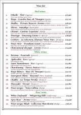 Menus & Prices, Bellapais Steak House and Greek Restaurant, Colchester