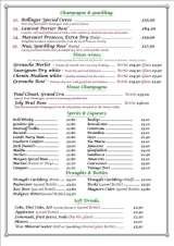 Menus & Prices, Bellapais Steak House and Greek Restaurant, Colchester