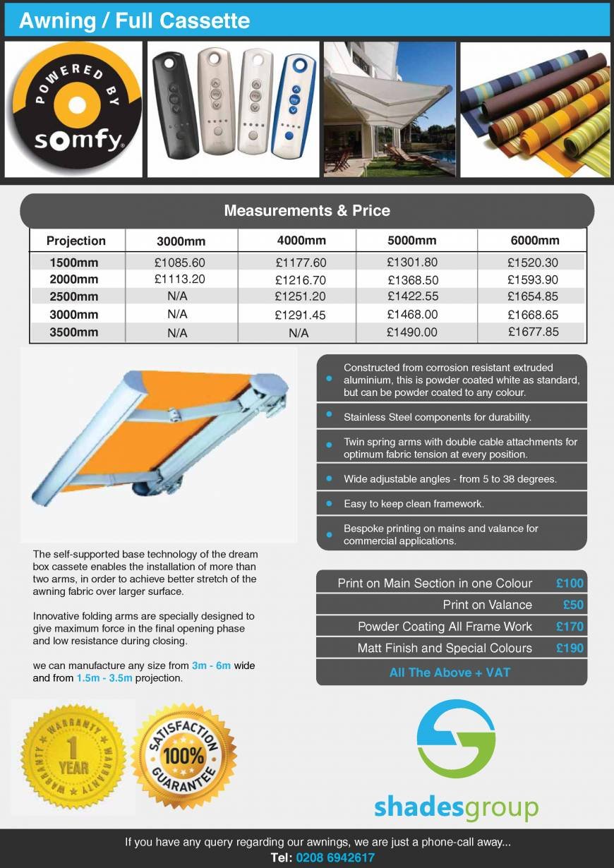  Pricelists of Shades Group Signs & Blinds Units A-D Apollo Business Centre - Photo 1 of 10