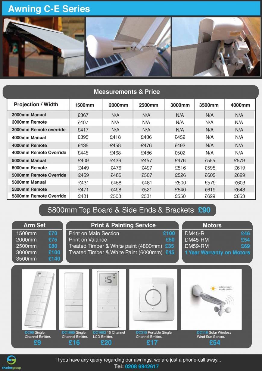  Pricelists of Shades Group Signs & Blinds Units A-D Apollo Business Centre - Photo 2 of 10