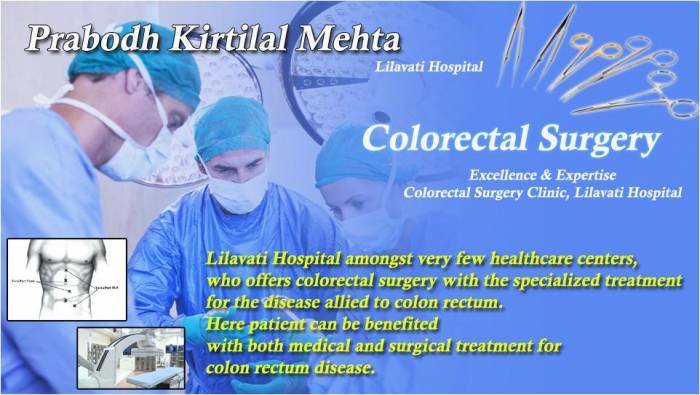 Excellence & Expertise Colorectal Surgery Clinic, Lilavati Hospital http://bit.ly/1cHtqHH<br />
Lilavati Hospital amongst very few healthcare centers, who offers colorectal surgery with the specialized treatment for the disease allied to colon rectum. Here pat Prabodh Mehta of Prabodh Mehta Lilavati Hospital A - 791, Bandra Reclamation, Bandra (W) - Photo 48 of 64 Excellence & Expertise Colorectal Surgery Clinic, Lilavati Hospital http://bit.ly/1cHtqHH<br />
Lilavati Hospital amongst very few healthcare centers, who offers colorectal surgery with the specialized treatment for the disease allied to colon rectum. Here pat Prabodh Mehta of Prabodh Mehta Lilavati Hospital A - 791, Bandra Reclamation, Bandra (W) - Photo 48 of 64