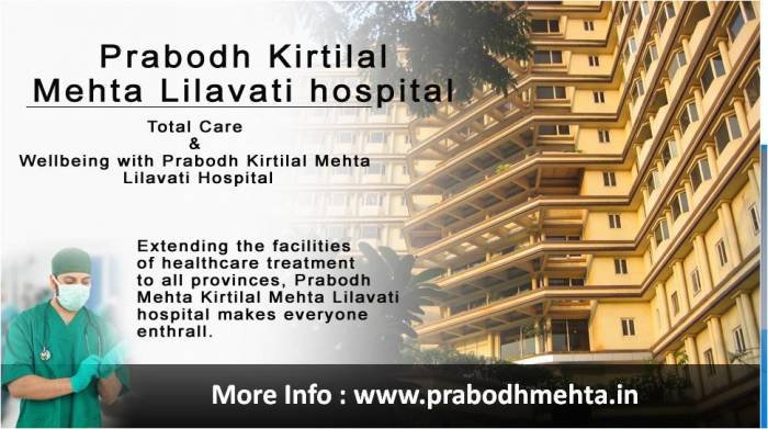 Total Care & Wellbeing with Prabodh Kirtilal Mehta Lilavati Hospital Prabodh Mehta of Prabodh Mehta Lilavati Hospital A - 791, Bandra Reclamation, Bandra (W) - Photo 3 of 64 Total Care & Wellbeing with Prabodh Kirtilal Mehta Lilavati Hospital Prabodh Mehta of Prabodh Mehta Lilavati Hospital A - 791, Bandra Reclamation, Bandra (W) - Photo 3 of 64