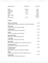 Menus & Prices, Marlowe's Restaurant - Canterbury, Canterbury
