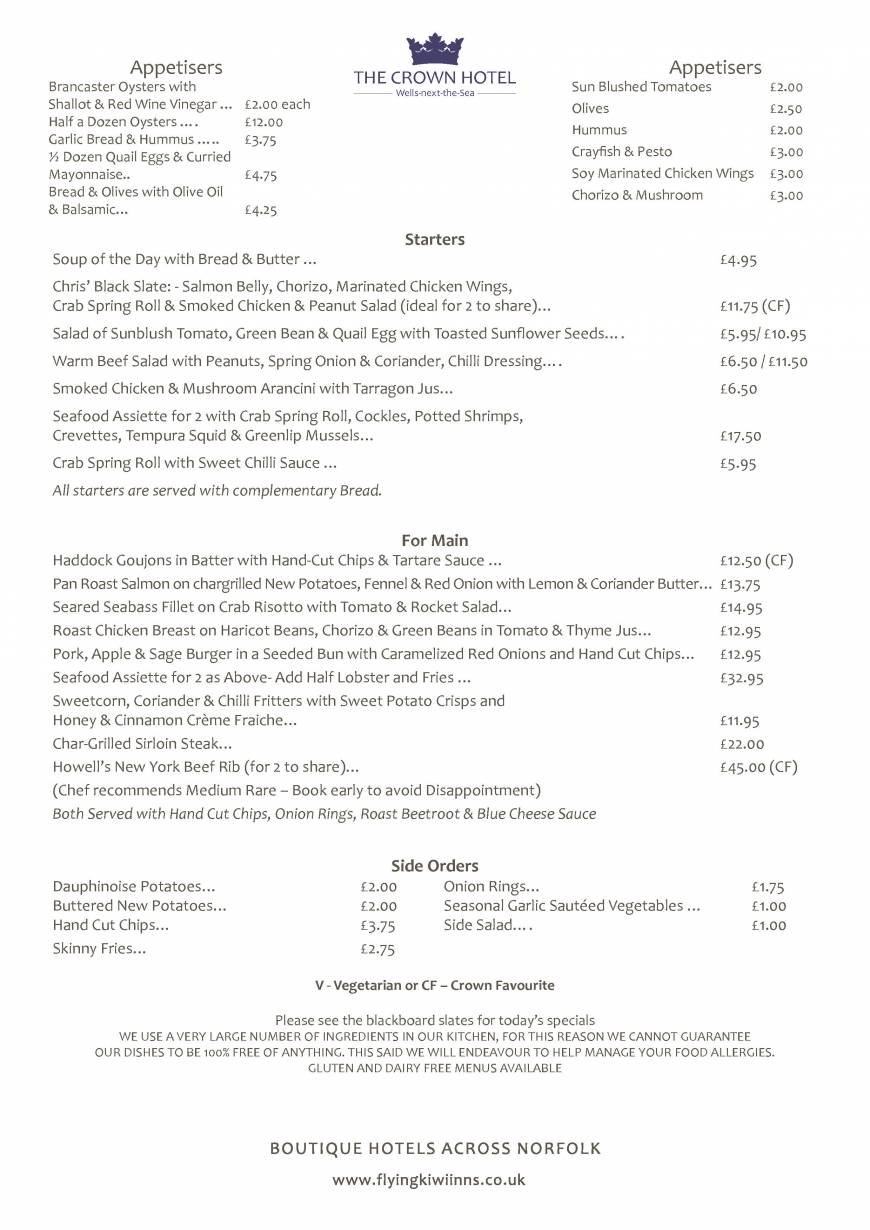  Pricelists of The Crown Hotel The Buttlands - Photo 5 of 8