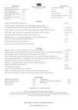 Menus & Prices, The Crown Hotel, Wells-next-the-Sea