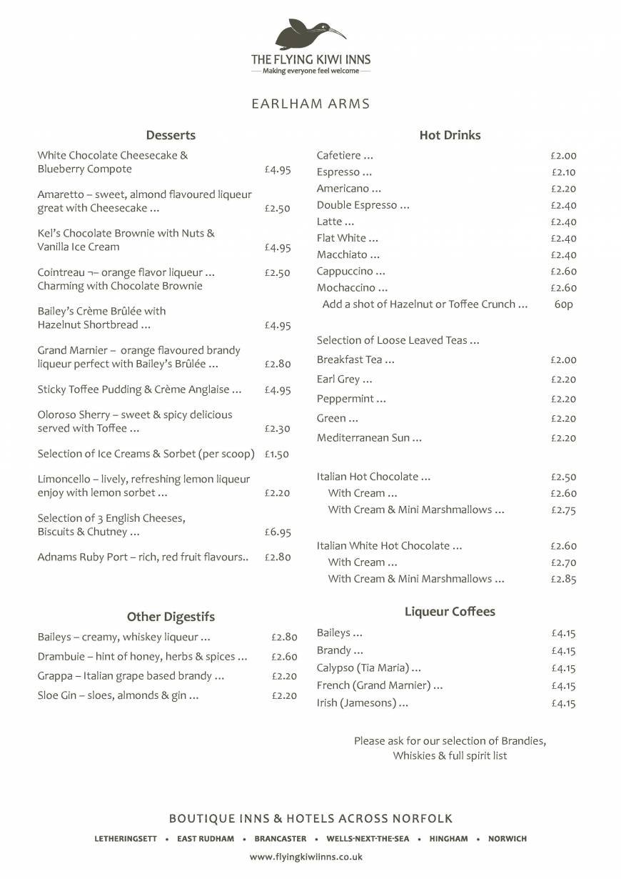  Pricelists of The Earlham Arms Earlham Road - Photo 2 of 2