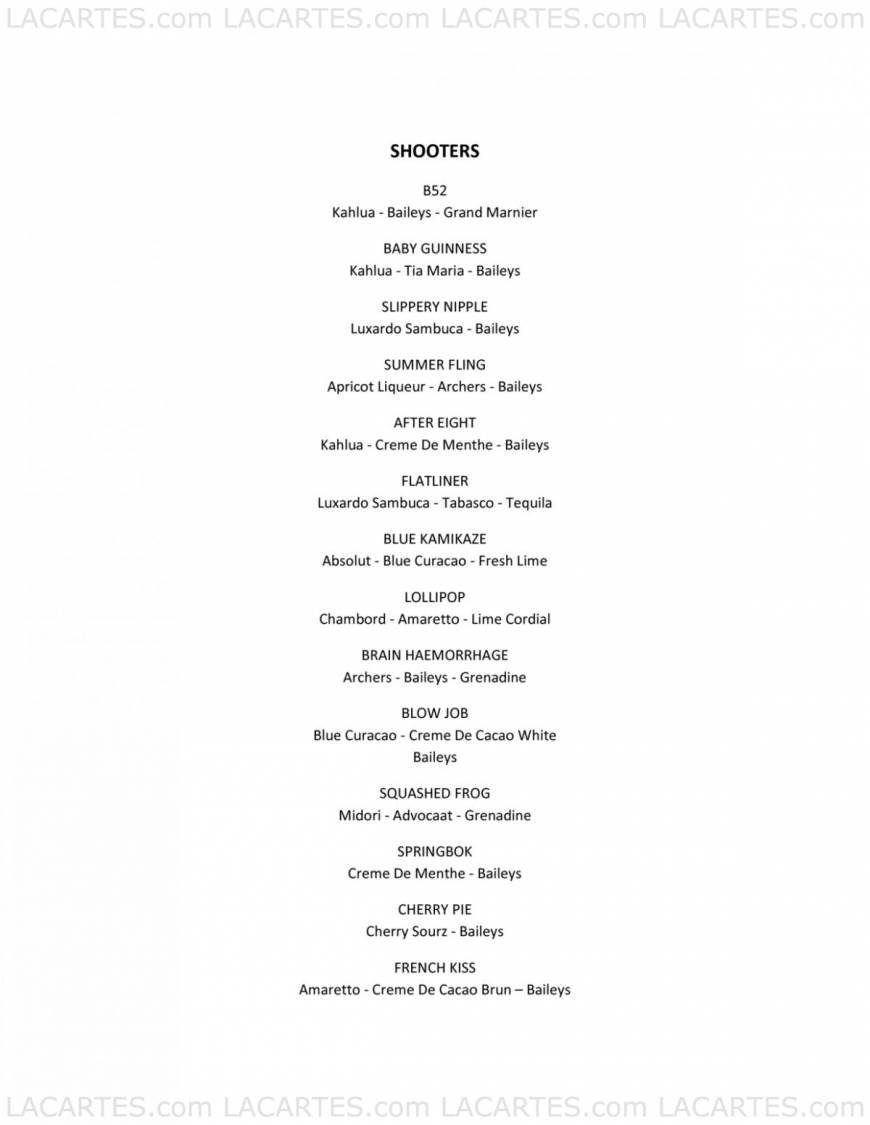 Pricelists of Alberrys Wine Bar - Canterbury 38 St. Margaret's Street - Photo 7 of 10