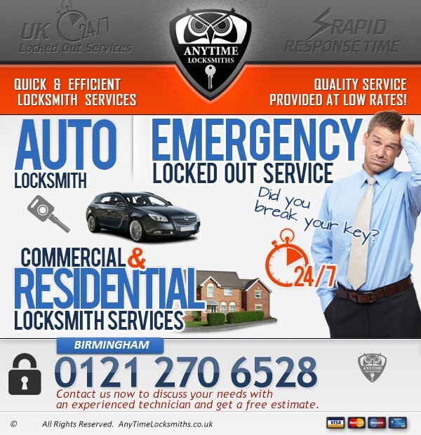  Profile Photos of Anytime Locksmiths Birmingham Colmore Row - Photo 3 of 5