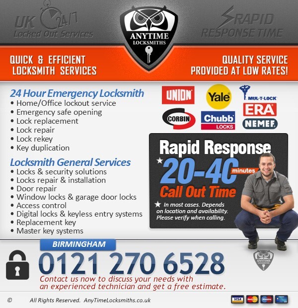  Profile Photos of Anytime Locksmiths Birmingham Colmore Row - Photo 5 of 5