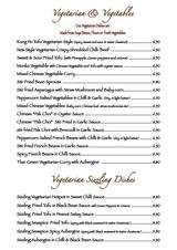 Menus & Prices, Heens Restaurant, Sutton