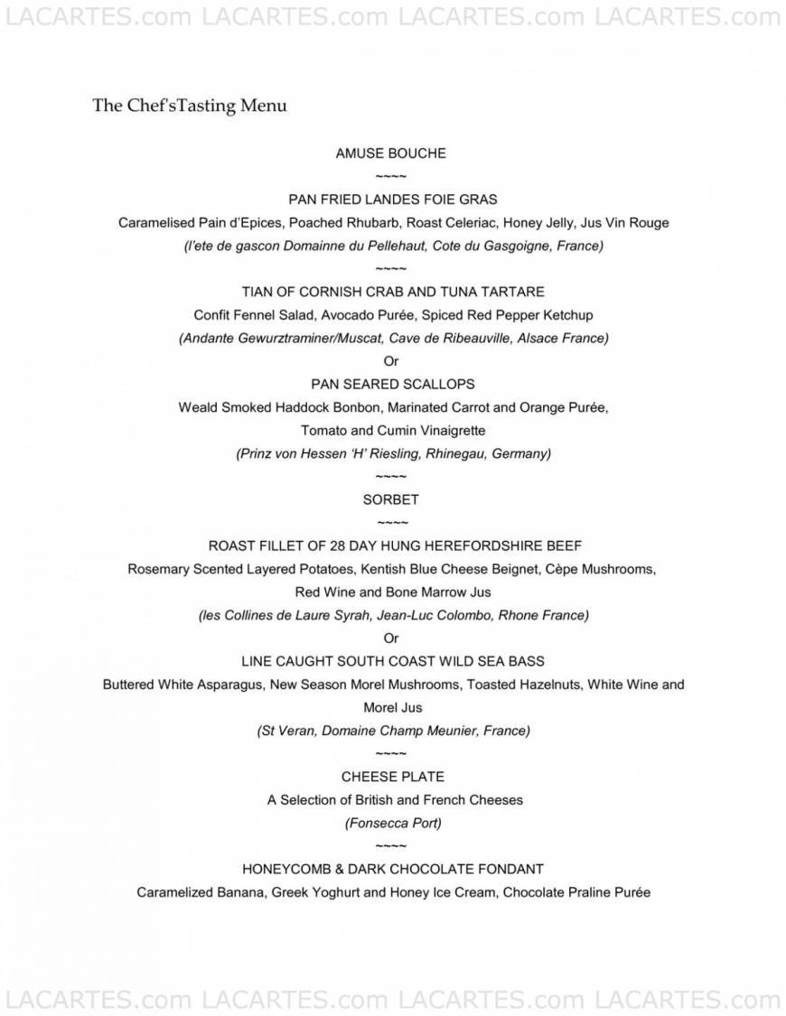  Pricelists of Thackerayâ??s Restaurant - Tunbridge Wells 85 London Road - Photo 30 of 31
