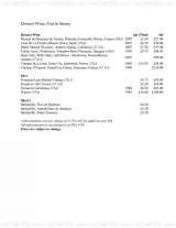 Menus & Prices, Thackerayâ??s Restaurant - Tunbridge Wells, Tunbridge Wells