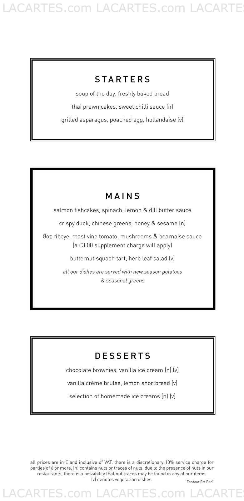  Pricelists of The Tunbridge Wells Bar & Grill 84 High Street - Photo 13 of 15
