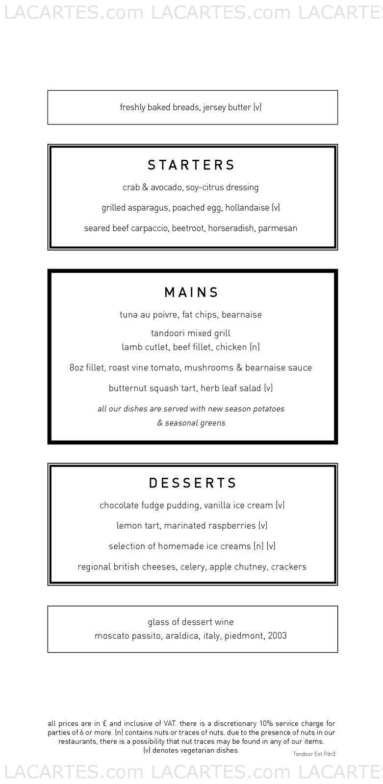  Pricelists of The Tunbridge Wells Bar & Grill 84 High Street - Photo 15 of 15