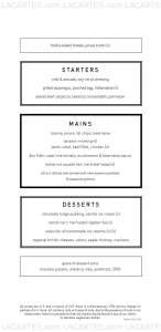 Menus & Prices, The Tunbridge Wells Bar & Grill, Tunbridge Wells