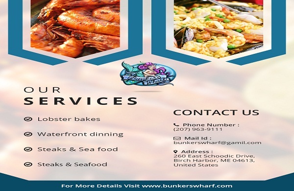  New Album of Bunker's Wharf Restaurant | Lobster Bakes in Birch Harbor 260 East Schoodic Drive - Photo 1 of 2