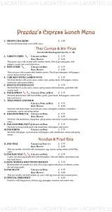 Menus & Prices, Preedee Thai Cuisine - Tunbridge Wells, Tunbridge Wells