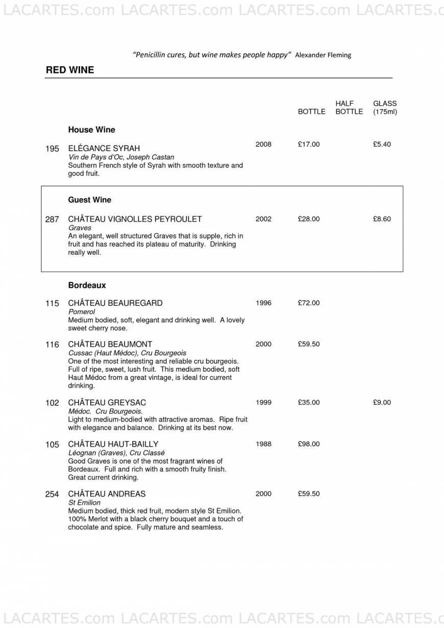  Pricelists of Montrose Restaurant - Tunbridge Wells Southborough Common, Southborough - Photo 19 of 25