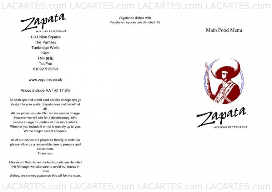  Pricelists of Zapatas Sevenoaks Lady Boswell House, 42-44 London Road - Photo 2 of 8