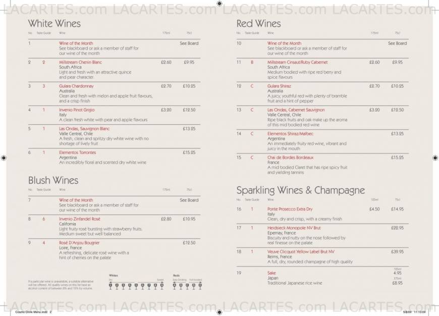  Pricelists of Cosmo Tunbridge Wells 31-37 Grosvenor Road - Photo 8 of 8