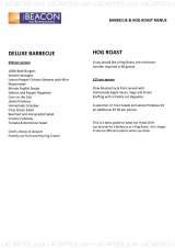 Menus & Prices, The Beacon Bar Restaurant - Tunbridge Wells, Tunbridge Wells