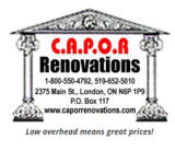 C.A.P.O.R Renovations, Sarnia