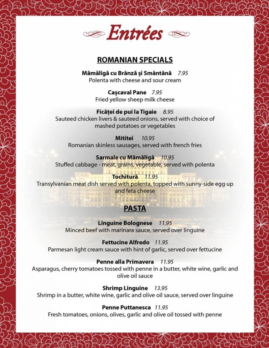  Pricelists of Bucharest Restaurant 43-45 40th Street - Photo 3 of 12