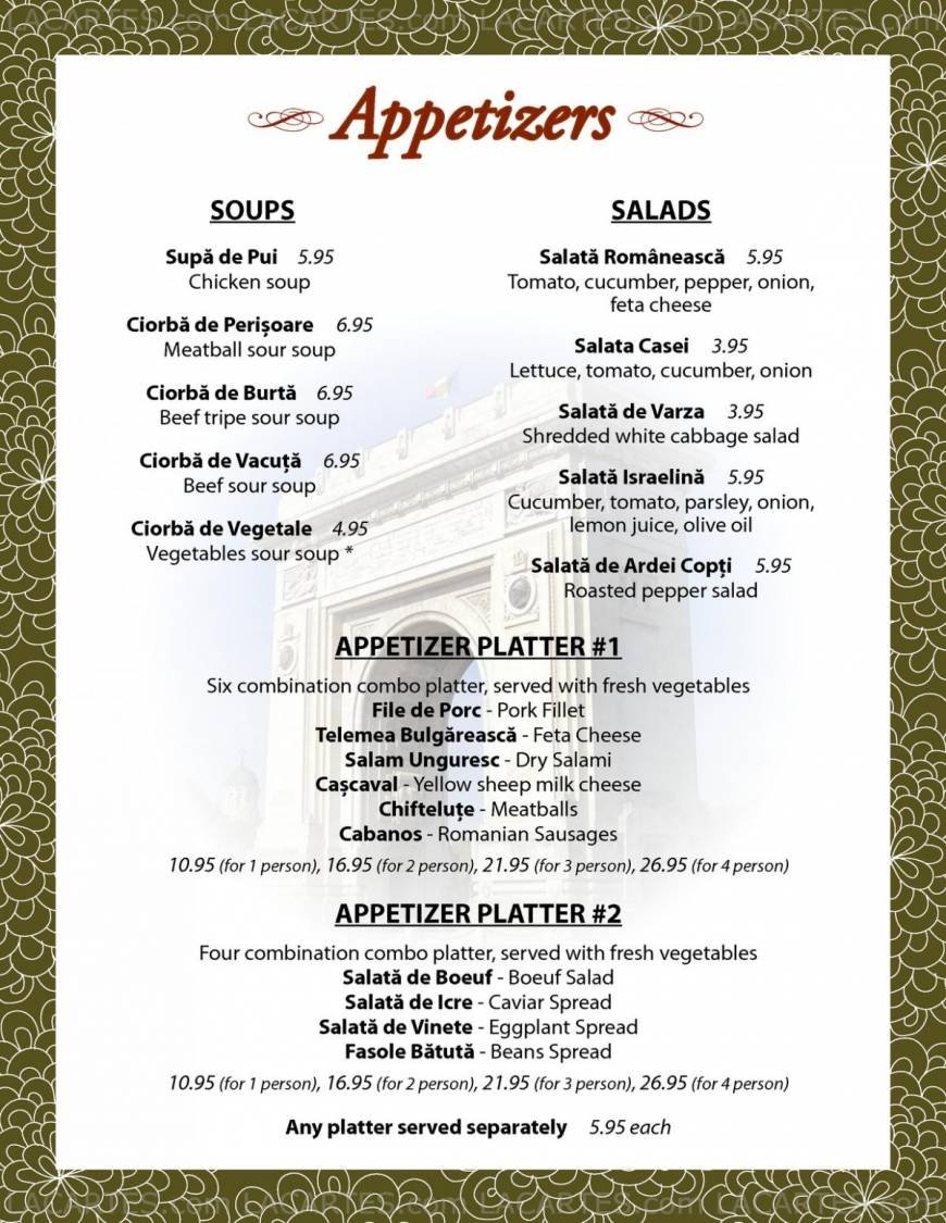  Pricelists of Bucharest Restaurant 43-45 40th Street - Photo 8 of 12