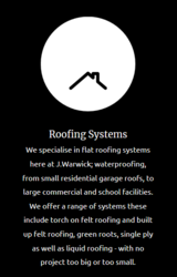 Roofing Systems Service J Warwick Waterproofing and Roofing Specialists 44 Park Close Road 
