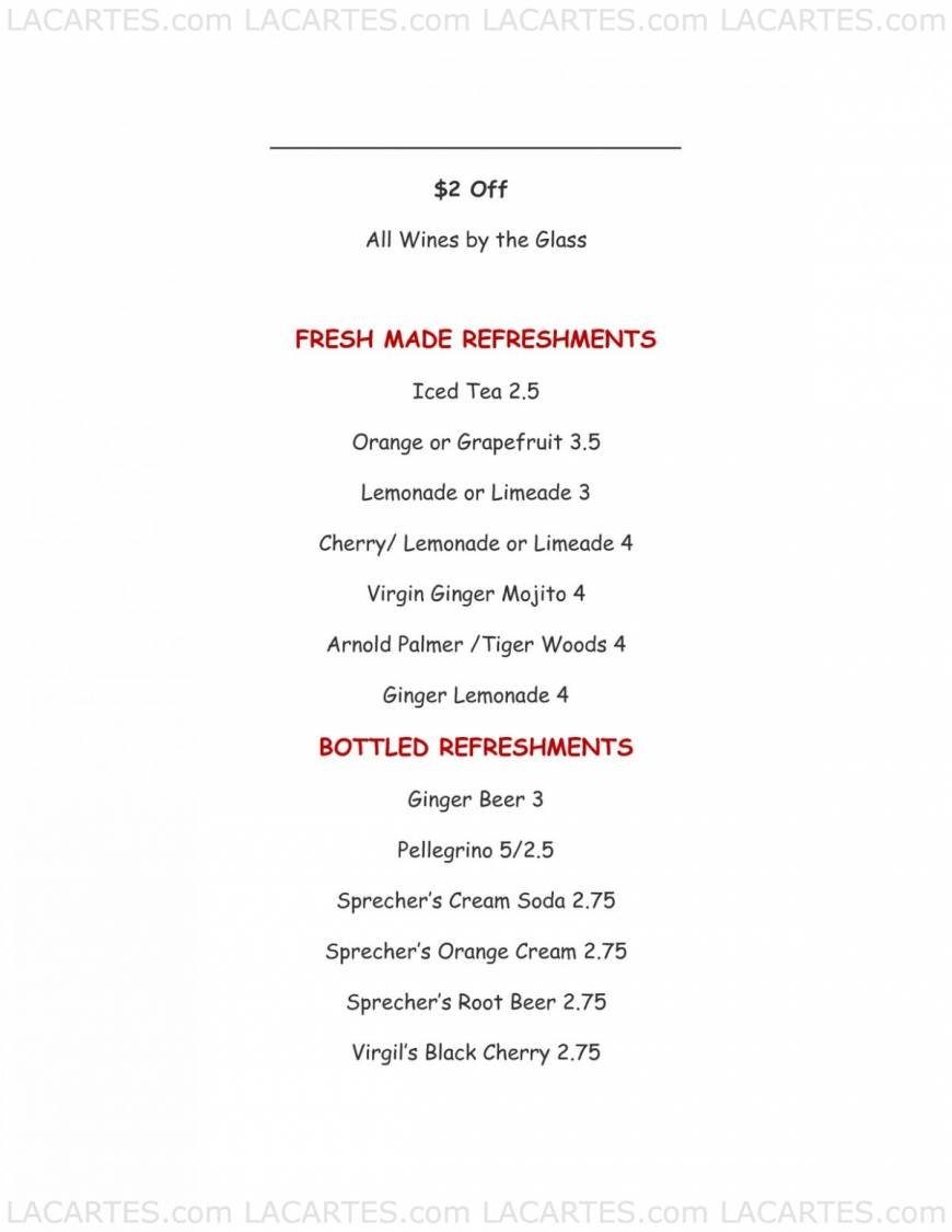  Pricelists of T-rex Restaurant & Bar 1300 10th St - Photo 15 of 18