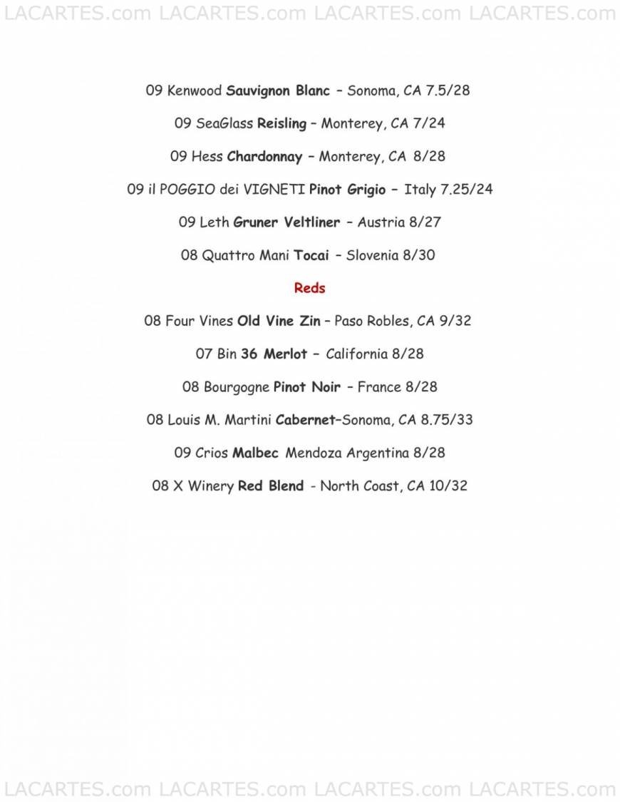  Pricelists of T-rex Restaurant & Bar 1300 10th St - Photo 1 of 18